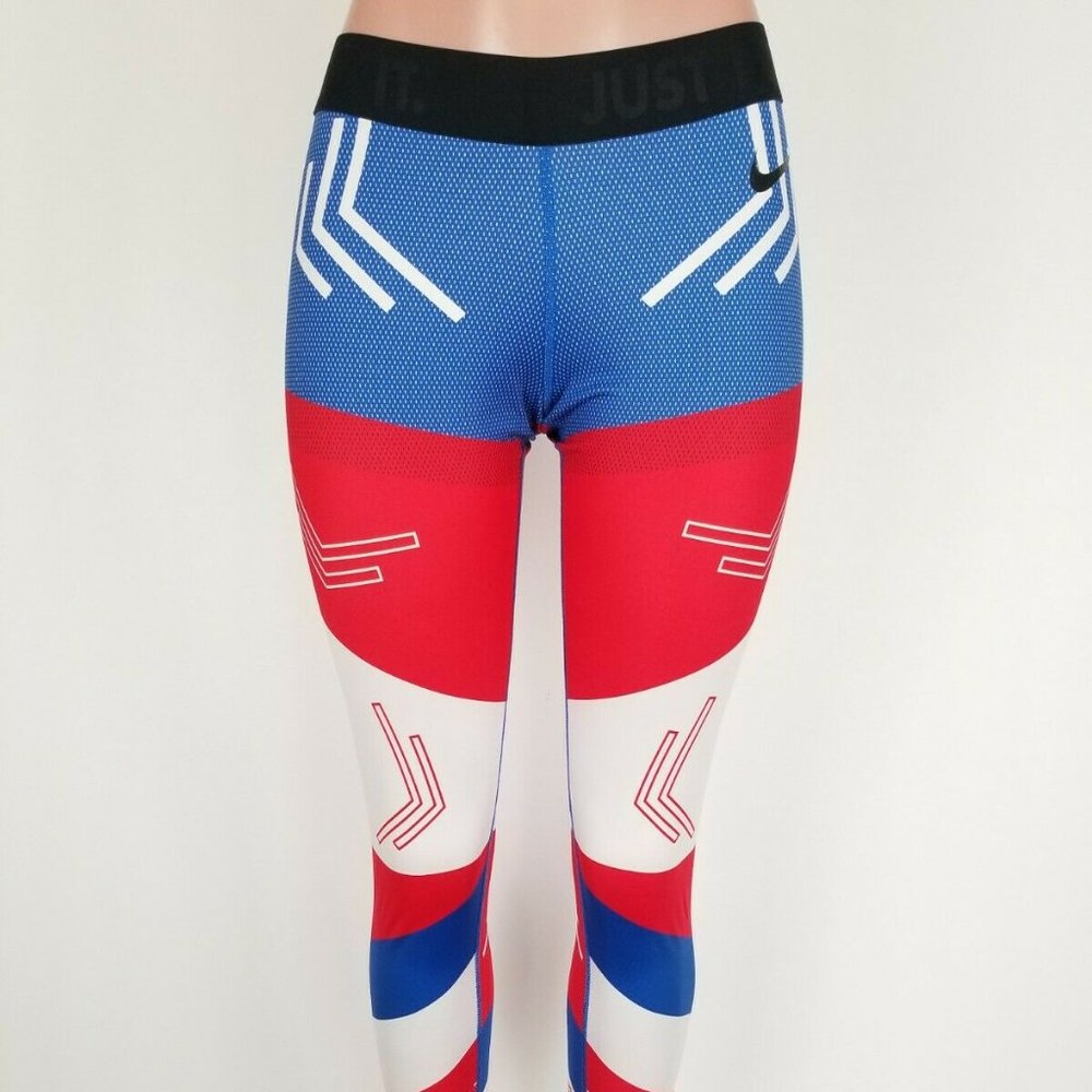 NIKE Compression Training Tights Olympic Running TIGHTS Dri-Fit Pants XS